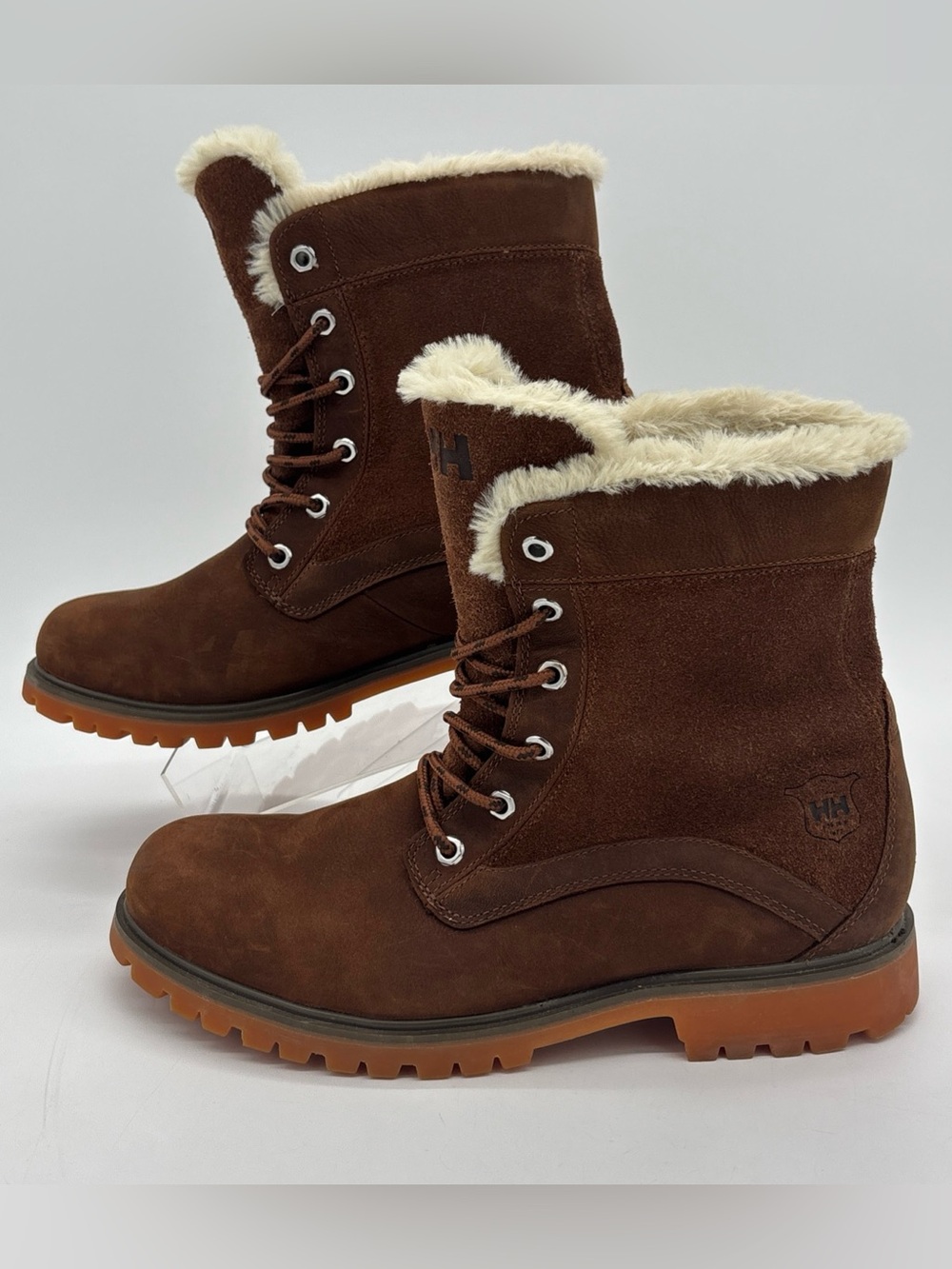 Helly Hansen Marion 3 Brown Lined Winter Boots Women's Size 9W - Faux Fur
